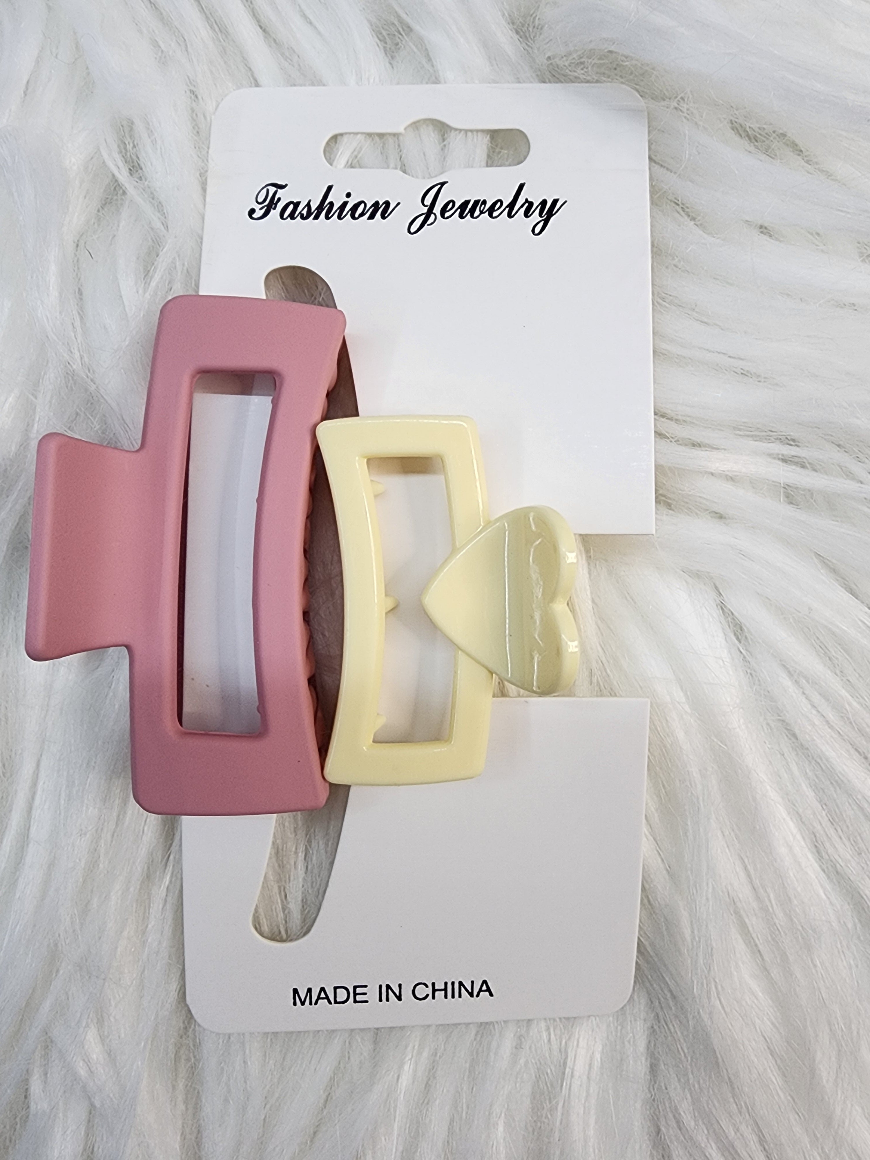 Duo Pack Pinzas de Cabello Lila (Estilo Coquette & Casual)