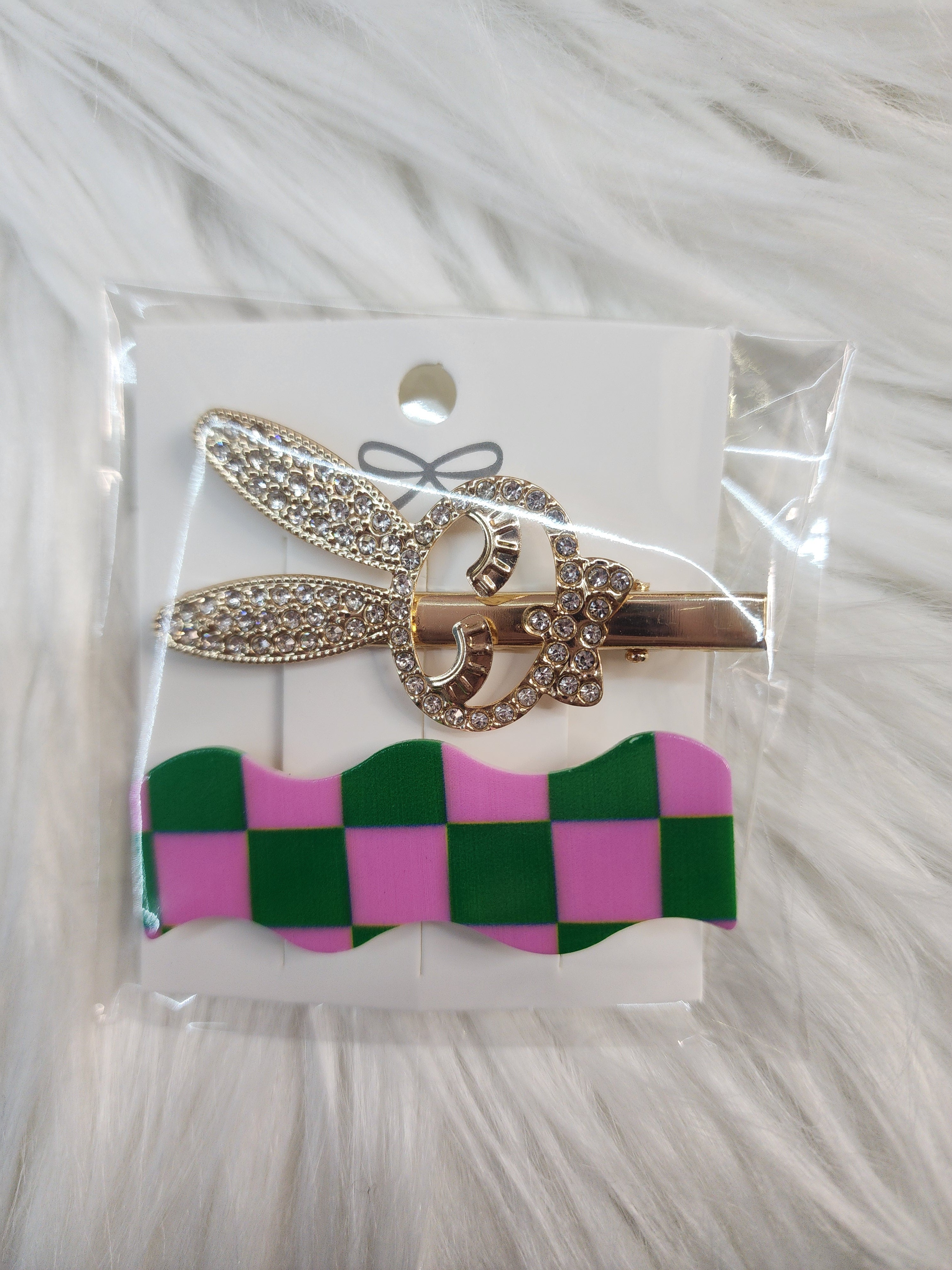 Set de 2 Clips / Ganchos para Cabello - Variedad de Estilos