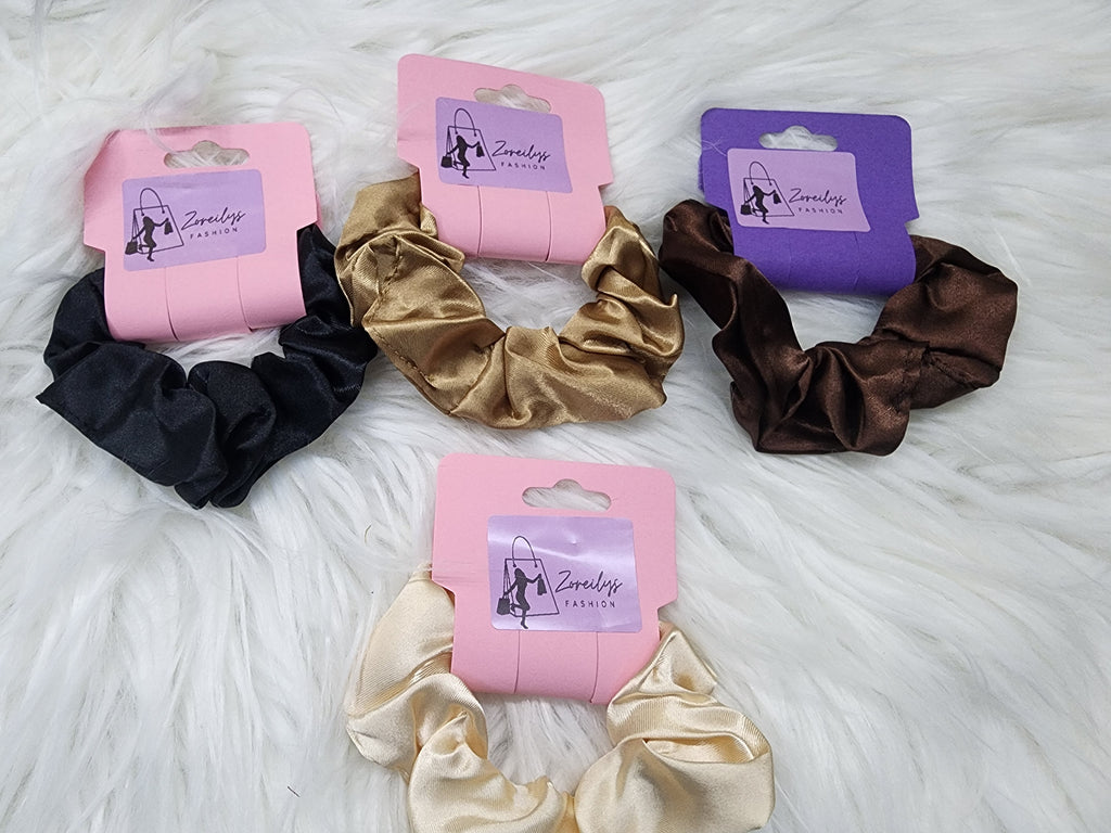 Scrunchie de Satín   – Dona de Cabello Anti-Frizz Zoreilys Fashion