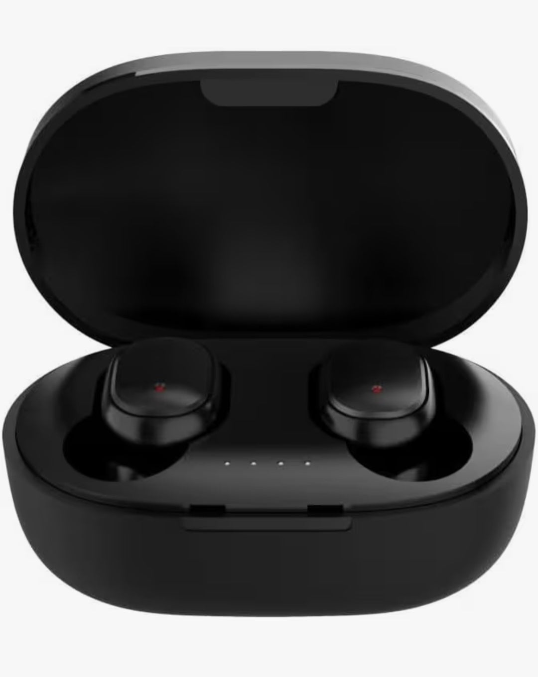 Auriculares inalámbricos A6S Bluetooth 5.3 con estuche de carga en color Negro