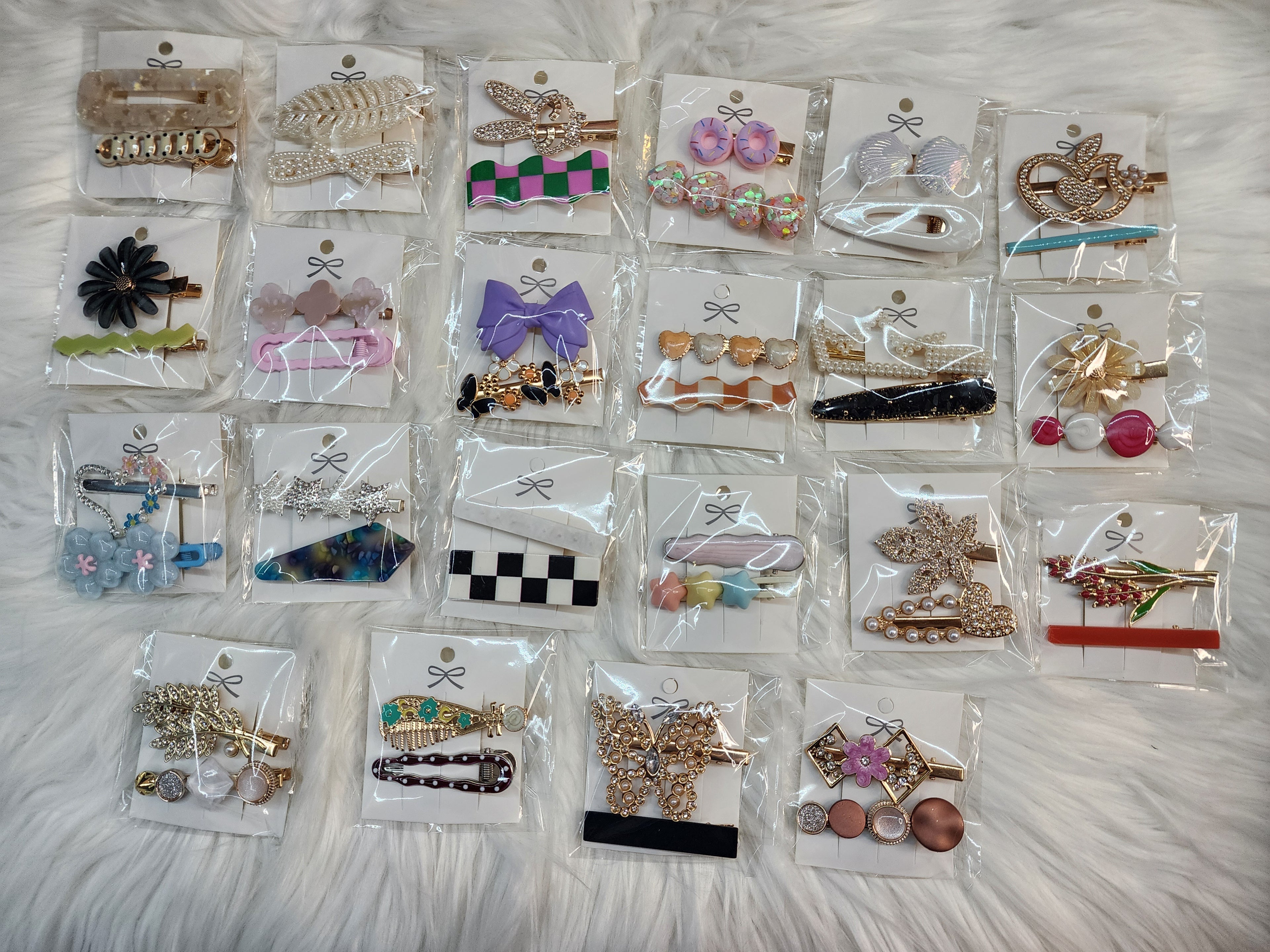 Set de 2 Clips / Ganchos para Cabello - Variedad de Estilos