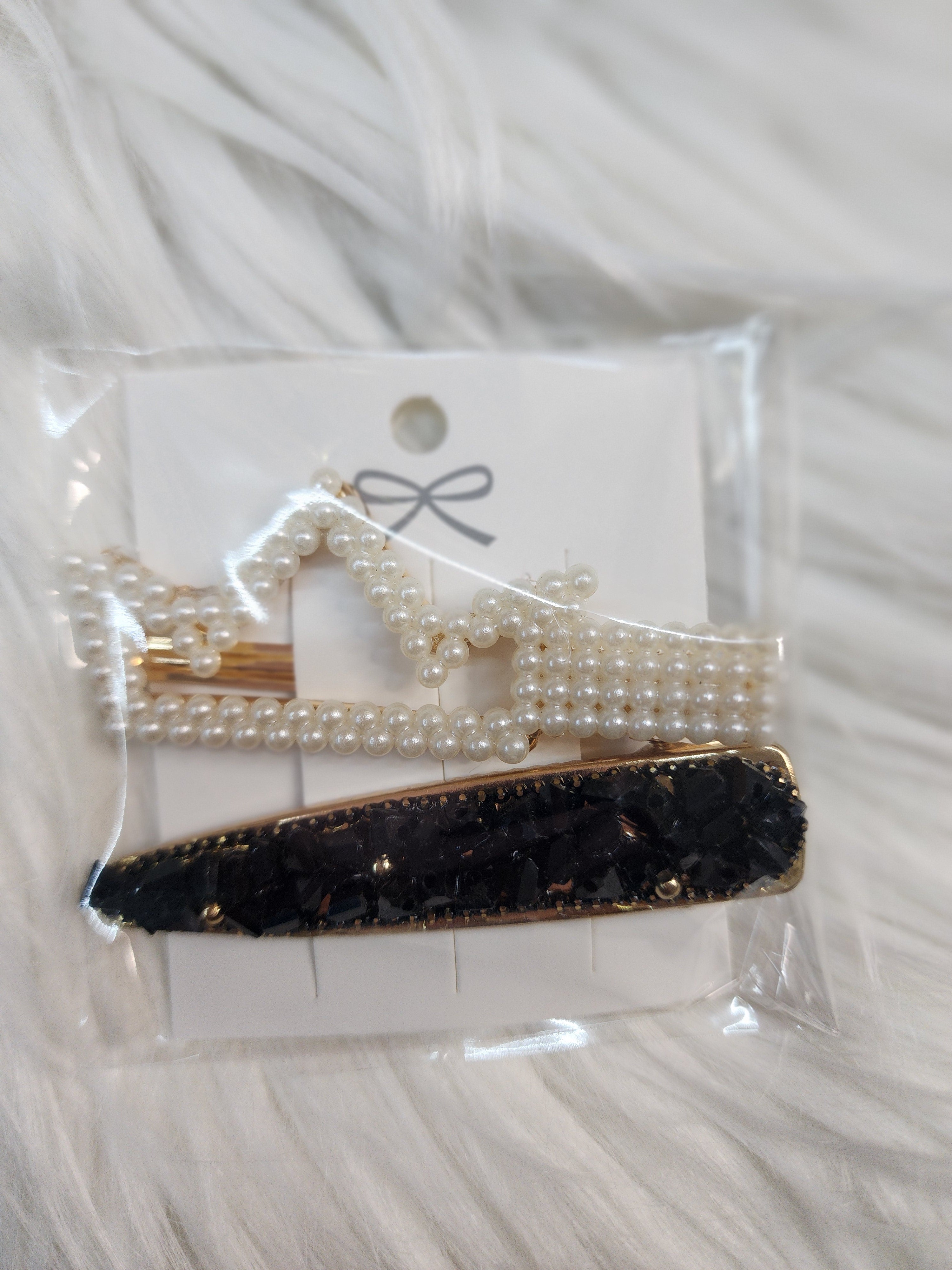 Set de 2 Clips / Ganchos para Cabello - Variedad de Estilos