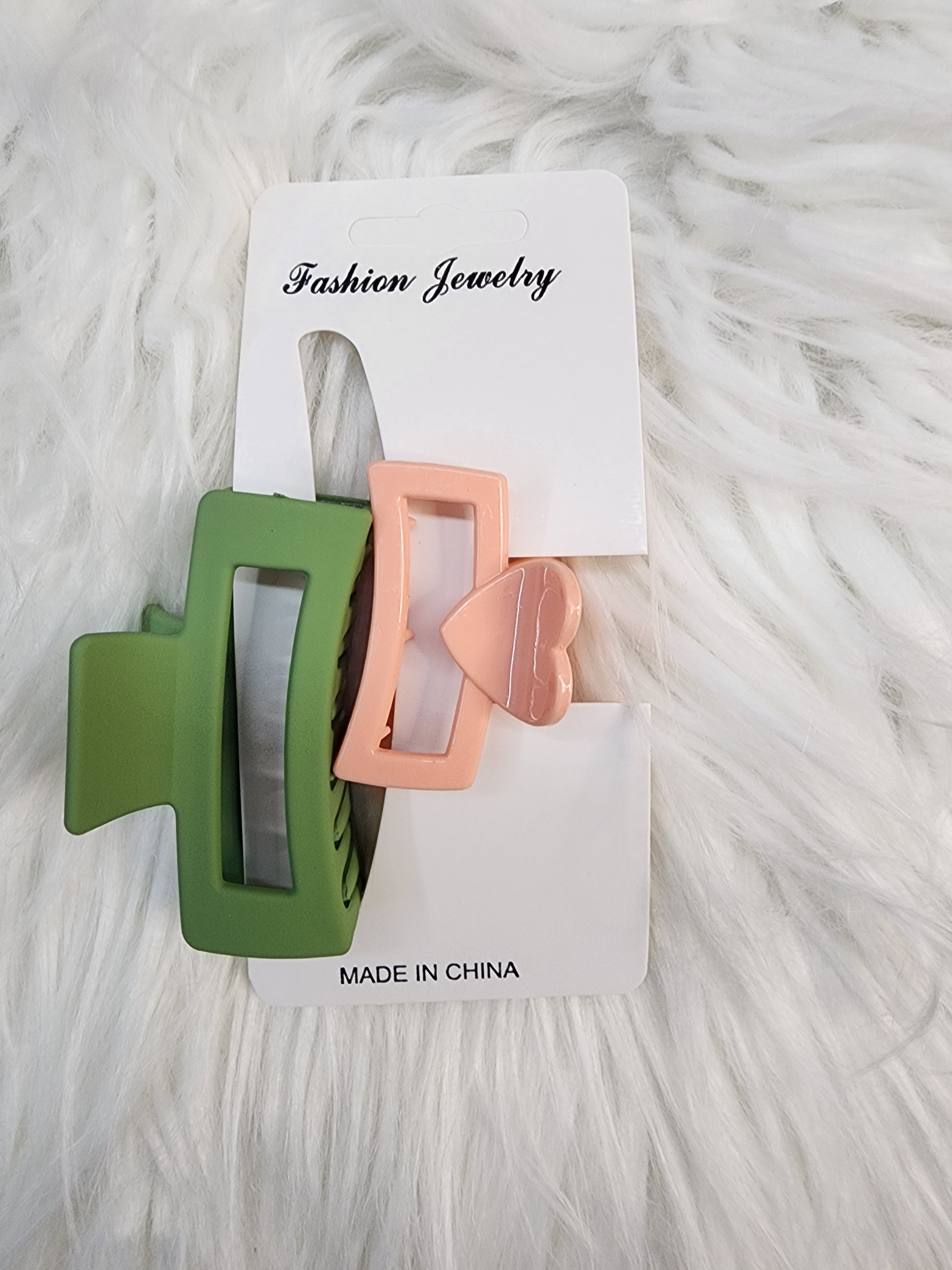 Duo Pack Pinzas de Cabello Lila (Estilo Coquette & Casual)