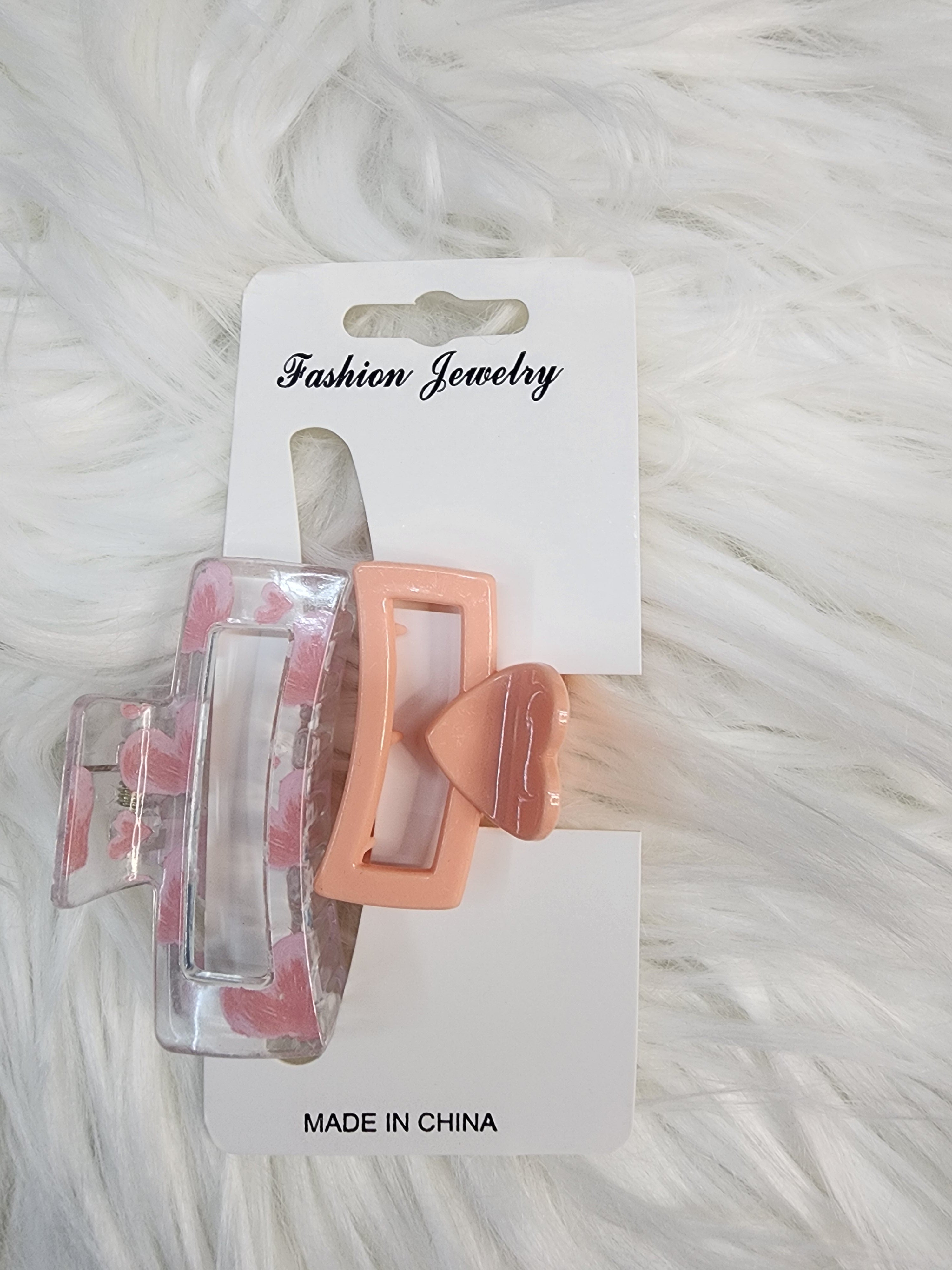 Duo Pack Pinzas de Cabello Lila (Estilo Coquette & Casual)