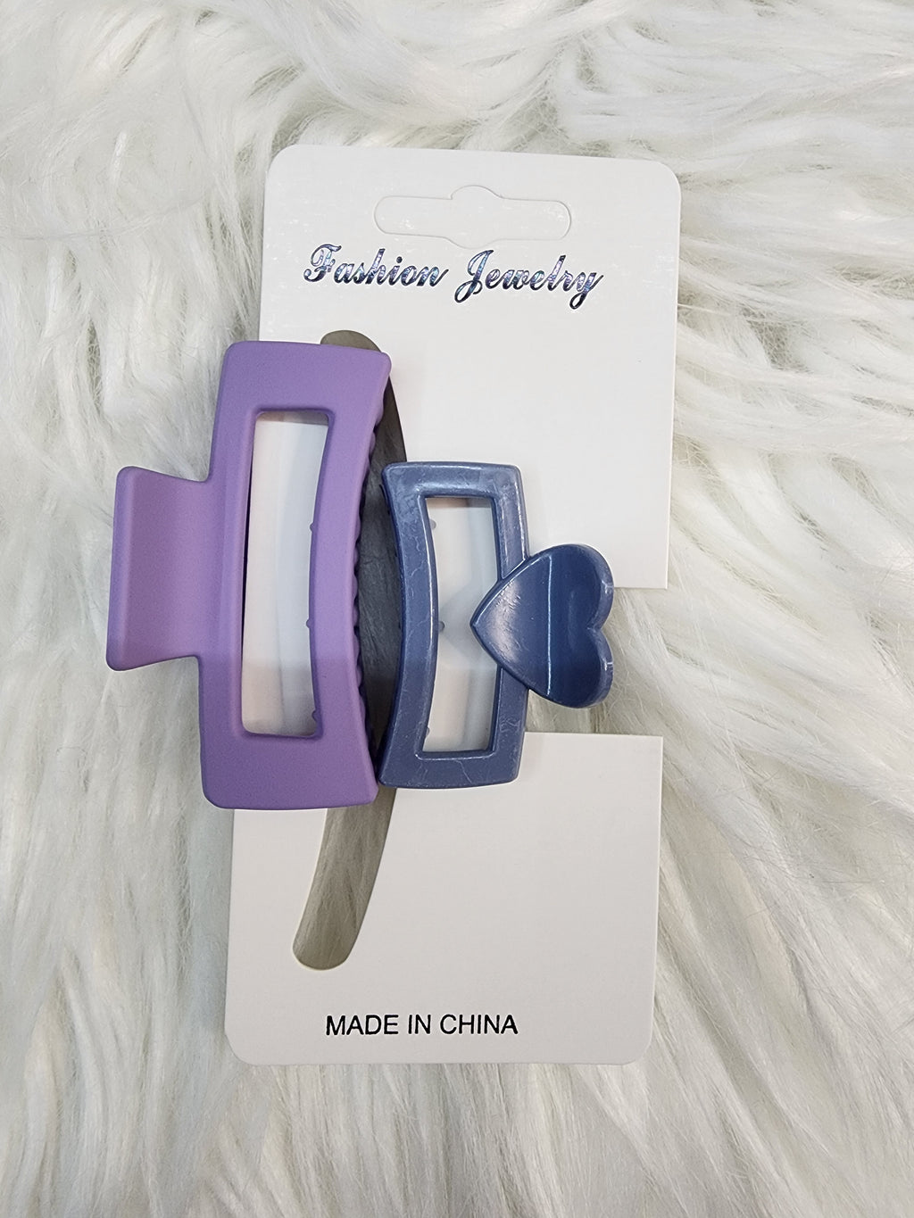 Duo Pack Pinzas de Cabello Lila (Estilo Coquette & Casual)