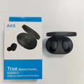 Auriculares inalámbricos A6S Bluetooth 5.3 con estuche de carga en color Negro