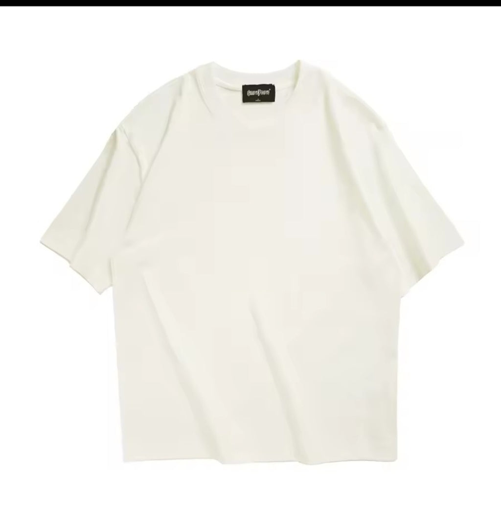 Oversized Heavyweight Multicolor T-Shirt Korean Streetwear Boxy Unisex Summer T