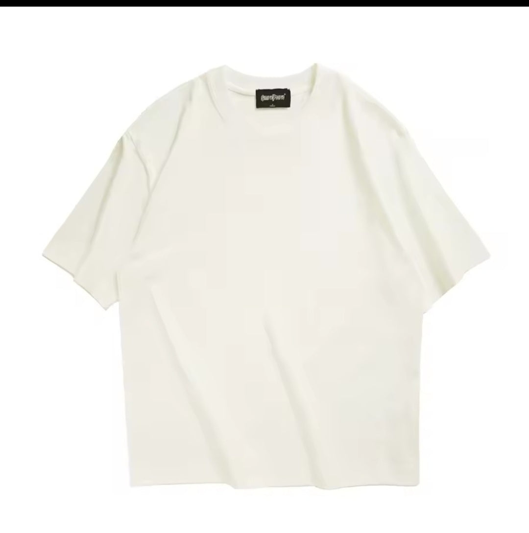 Oversized Heavyweight Multicolor T-Shirt Korean Streetwear Boxy Unisex Summer T