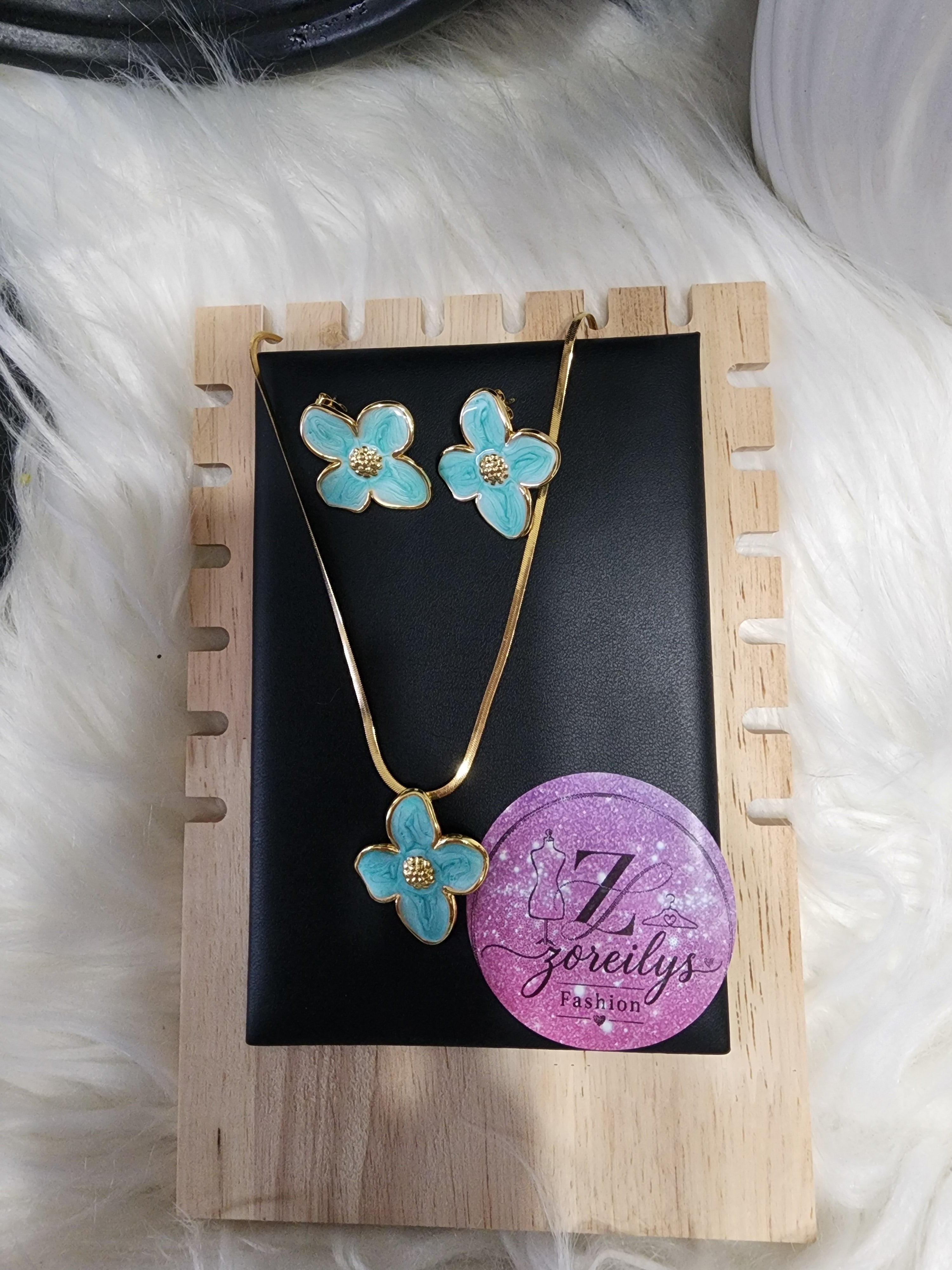 Party Stainless Steel Hibiscus Flower Stud
