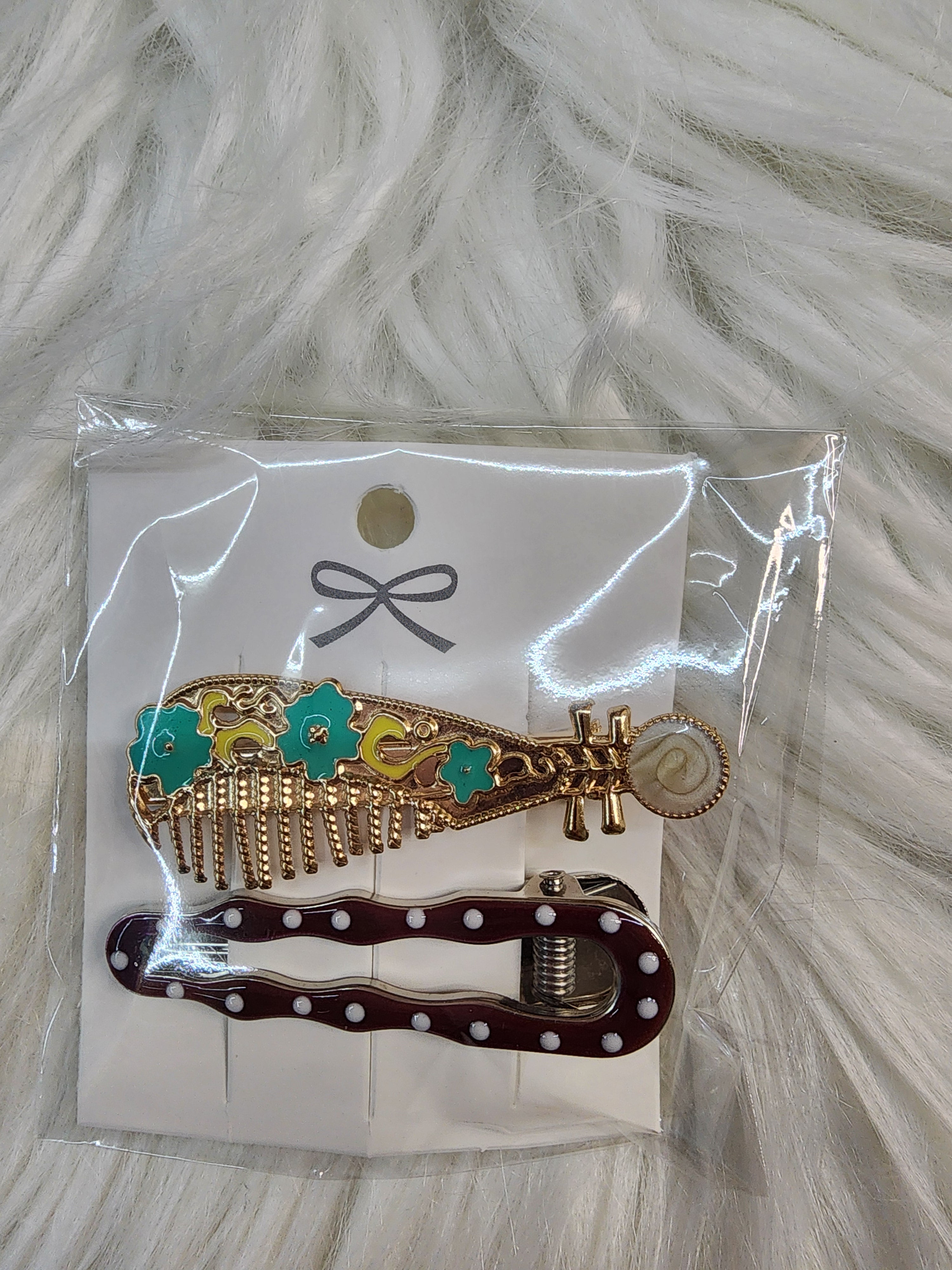 Set de 2 Clips / Ganchos para Cabello - Variedad de Estilos
